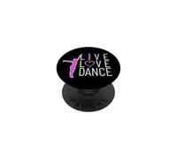 Vive ama Baila Tienes Que Bailar la Vida. Baile de la pasión PopSockets PopGrip Adhesivo
