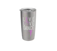 Vive ama baila tienes que bailar la vida. Baile de la pasión Vaso térmico de acero inoxidable de doble pared