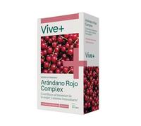 Vive+ Arándano Rojo Complex - 30 cápsulas con Extracto de arándano americano + brezo + Vitamina C - Apoya salud urinaria, acción antibacteriana y antioxidante