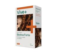 Vive+ Biotina y Cistina - 30 Cápsulas - Suplemento para la Salud del Cabello, Piel y Uñas - Con Biotina y L-Cistina
