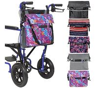 Vive Bolsa para silla de ruedas - Bolsa de almacenamiento para silla de ruedas, accesorio para transportar artículos sueltos y accesorios, mochila de mensajero de viaje para hombres, mujeres,