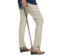 Vive Calzador de mango extra largo (31.5 pulgadas) - Calzador de metal para hombres y mujeres - Ayuda de vestir de mango largo para personas mayores - Herramienta extendida XL de acero inoxidable para