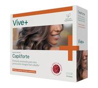 Vive+ Capilforte - Suplemento Anticaída Capilar con Annurca, Ashwagandha, Cúrcuma, Aminoácidos, Vitaminas y Minerales - Fortalece Cabello, Uñas y Piel (Pack de 1-14 Viales)