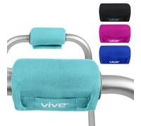 Vive Empuñaduras de mano para caminantes, zimmers, muletas, fundas acolchadas para muletas, acolchado de cojín suave médico para silla de ruedas plegable, mango de andador, agarre para personas