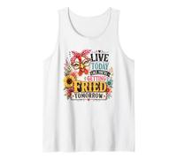 Vive Hoy como si estuvieras Frito mañana Pollo Camiseta sin Mangas