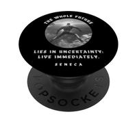 Vive Inmediatamente Séneca Estoicismo Estoico Motivacional PopSockets PopGrip Adhesivo