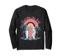 Vive la Cultura del Surf con Estilo Retro Manga Larga