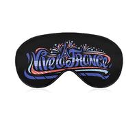 Vive La France - Antifaz patriótico para dormir para hombres, mujeres, adolescentes, niños, para dormir por la noche, sombra de ojos, cubierta cómoda para viajes, yoga siesta