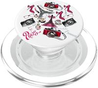 Vive La France - I Love Paris Fashion Style Graphic Design PopSockets PopGrip para MagSafe