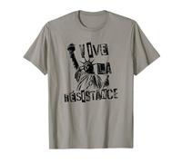 Vive la Résistance Estatua de la Libertad Protesta Arte Camiseta
