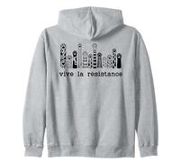 Vive La Resistance Protest Sign,Resist Cat Paw Womens Rights Sudadera con Capucha