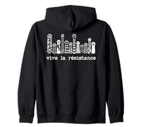 Vive La Resistance Protest Sign,Resist Cat Paw Womens Rights Sudadera con Capucha