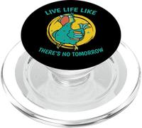 Vive la Vida como si no hubiera un pájaro del mañana PopSockets PopGrip para MagSafe
