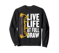 Vive la Vida en Full Draw Bow Hunting Tiro con Arco Sudadera