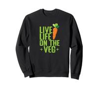 Vive la Vida en la Vida a Base de Plantas Vegetales Sudadera