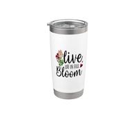 Vive la vida en plena floración - Jardinero - Jardinería de flores Vaso térmico de acero inoxidable de doble pared