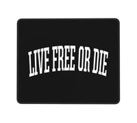 Vive Libre O Muere Mouse Pad Lavable Mousepad Agradable Alfombrilla De Ratón para Oficina Hogar Ordenador 25X30Cm
