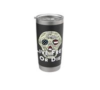 VIVE LIBRE O MUERTE Vaso térmico de acero inoxidable de doble pared