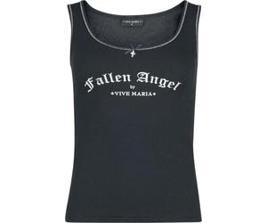 Vive Maria Fallen Angel Mujer Top Negro L 95% algodón, 5% elastán Regular