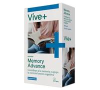 Vive+ Memory Advance 30 Cápsulas - Complemento Alimenticio con Extracto de Ginkgo Biloba para el Cuidado de la Memoria y la Función Cognitiva
