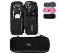 Vive Precision Funda para estetoscopio para enfermeras, equipo de protección duro, soporte de viaje, esencial para la escuela de enfermería, compatible con 3M Littmann Classic III, Lightweight II