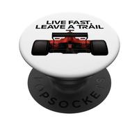 VIVE RÁPIDO, DEJA UN CAMINO Semana de carreras Motorsport Racing PopSockets PopGrip Adhesivo