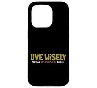 Vive sabiamente Carcasa para iPhone 15 Pro