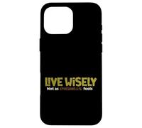 Vive sabiamente Carcasa para iPhone 16 Pro Max