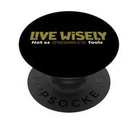 Vive sabiamente PopSockets PopGrip Adhesivo