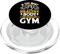 Vive Sano IR al Gimnasio | Entrenamiento de motivación física PopSockets PopGrip para MagSafe