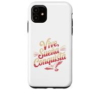 Vive Sueña Conquista Español Diseño de Cita Motivacional Carcasa para iPhone 11