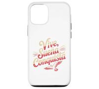 Vive Sueña Conquista Español Diseño de Cita Motivacional Carcasa para iPhone 12/12 Pro