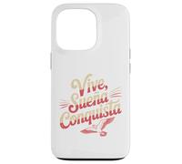 Vive Sueña Conquista Español Diseño de Cita Motivacional Carcasa para iPhone 13 Pro