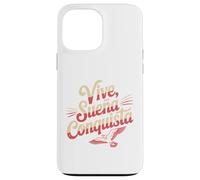 Vive Sueña Conquista Español Diseño de Cita Motivacional Carcasa para iPhone 13 Pro Max
