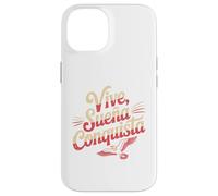 Vive Sueña Conquista Español Diseño de Cita Motivacional Carcasa para iPhone 14