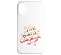 Vive Sueña Conquista Español Diseño de Cita Motivacional Carcasa para iPhone 16 Plus