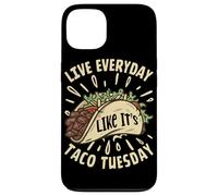 Vive todos los días como si fuera el martes de tacos Carcasa para iPhone 13