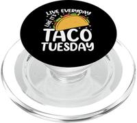 Vive Todos los días como si Fuera el Martes de Tacos PopSockets PopGrip para MagSafe