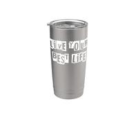 Vive tu mejor vida Vaso térmico de acero inoxidable de doble pared