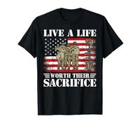 Vive una Vida digna de su Sacrificio Camiseta