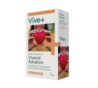 Vive+ Vivecol Advance - Levadura roja de arroz + Extracto de olivo + Vitamina K2 + Zinc - Reduce colesterol LDL y apoya salud cardiovascular - 30 cápsulas