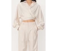 VIVEH Polaris Trouser Coconut Milk Pinstripe Talla: 34 | Pantalones Formales Outlet | Mujer