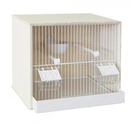 Vivero de madera con 1 división para canarios - Mediciones: 38 cm | Opción: Vivero