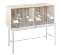 Vivero de madera con 2 divisiones para canarios - Mediciones: 76 cm | Opción: Vivero