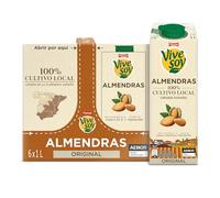 Vivesoy - Bebida Vegetal de Almendras 100% Cultivo Local - Pack 6 x 1L