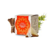 Viveza Infusión Rooibos con Canela y Manzana 15 Pirámides Ensobradas 37,5g | Sin Teína ni Cafeína | Infusión Natural y Frutal | Alternativa al Té Negro, Té Verde y Café | Sabor Dulce y Aromático