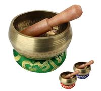 Vivezen - Kit de cuenco tibetano con cojín y mazo - Diam 10 cm