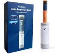 VIVI CAP Funda de viaje para insulina, tamaño de bolsillo, para diabetes, para años sin mantenimiento, paquetes de hielo o carga, para todos los modelos de bolígrafos de insulina