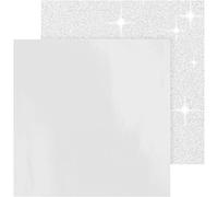 Vivi Gade Papel y cartón metálicos, barnizados y brillantes, blanco, talla única