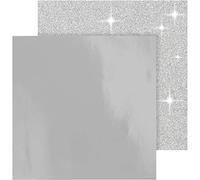 Vivi Gade Papel y cartón metálicos, barnizados y brillantes, plata, talla única